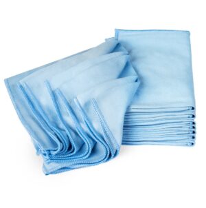 blue microfibre cloths