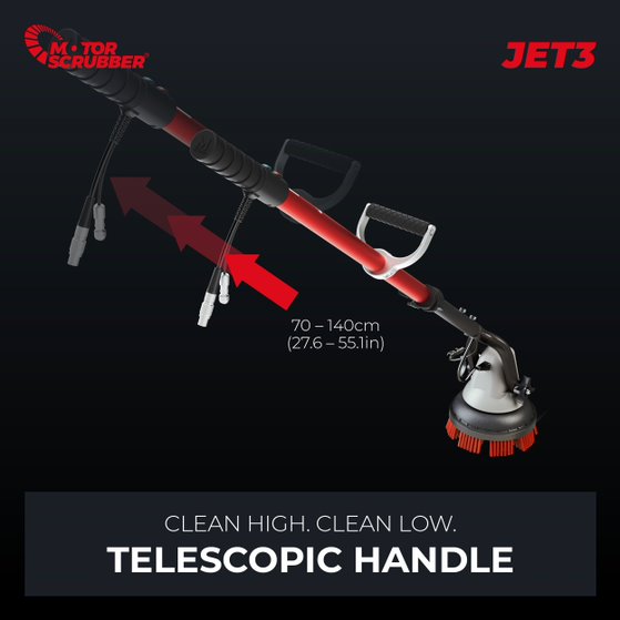 Motorscrubber Jet 3 - Portable Scrubber Kit