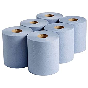 Centrefeed Roll 2 Ply x 6 rolls Blue - Image 2