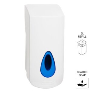 2 Ltr Industrial Refillable Soap Dispenser - Beaded No Solvent Pump
