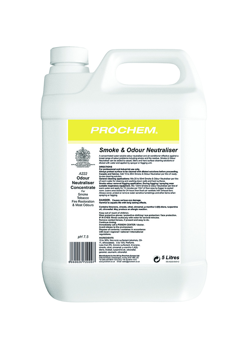 Smoke & Odour Neutraliser 5L