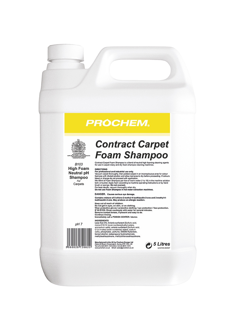 Contract Carpet Foam Shampoo 5L