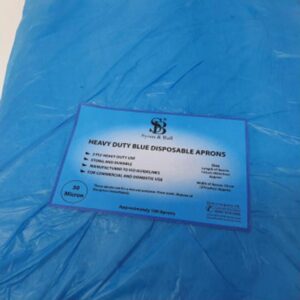 Disposable Blue Aprons x100