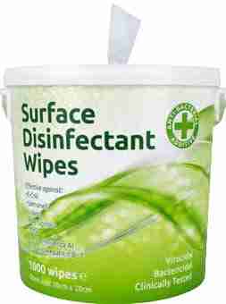 Ecotech Surface Disinfectant Wipes 1000