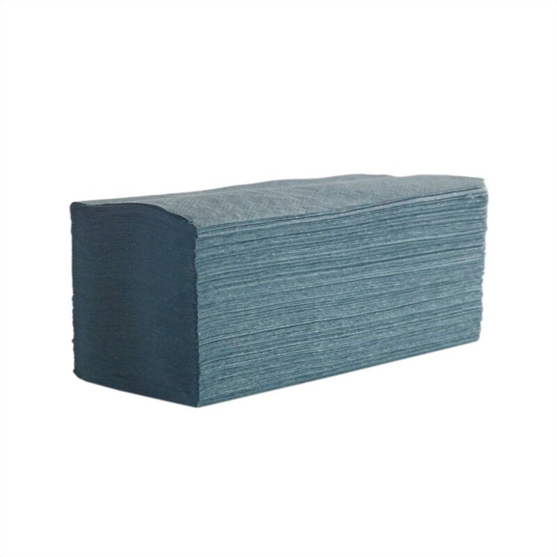Interfold 2 Ply Hand Towel Blue