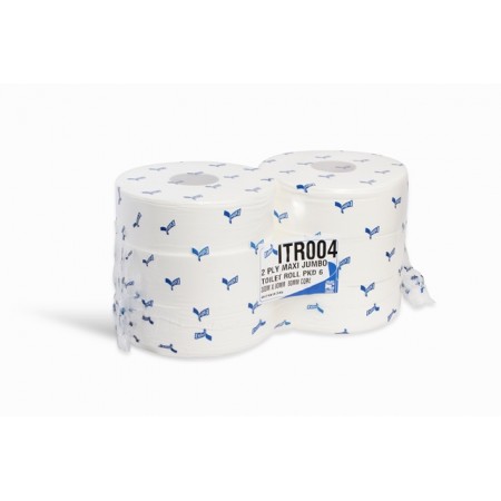 Toilet Roll 2 Ply White virgin jumbo - Image 2