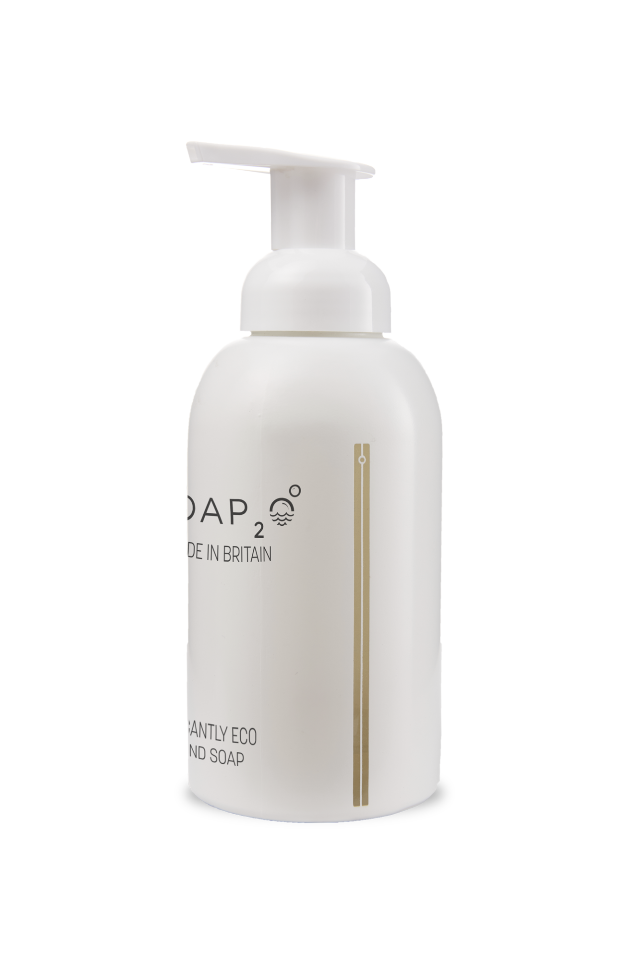 Soap2o White Porcelain Bottle 350ml - Image 3