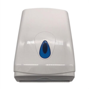 Modular Plastic White Hand Towel Dispenser.