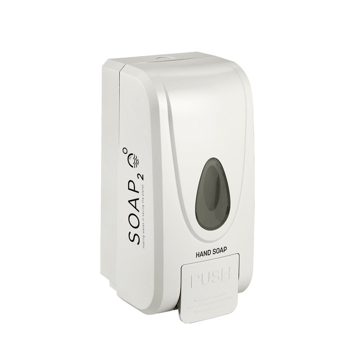 Soap 2o Porcelain White 800ml Manual Dispenser