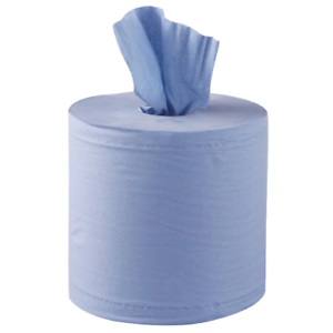 Centrefeed Roll 2 Ply x 6 rolls Blue - Image 3