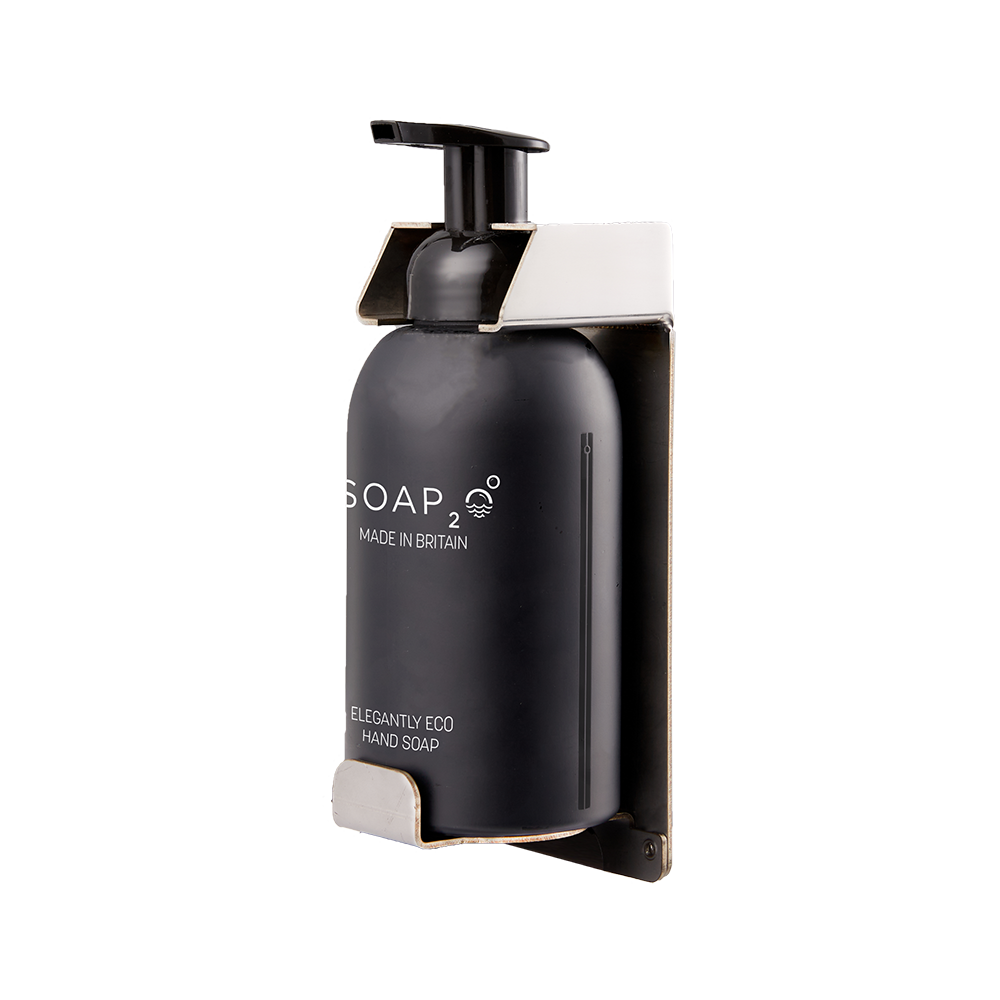 Soap2o black porcelain bottle