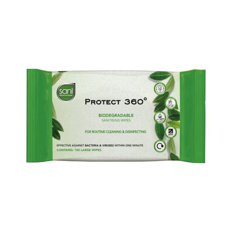 biodegradable sanitising wipes