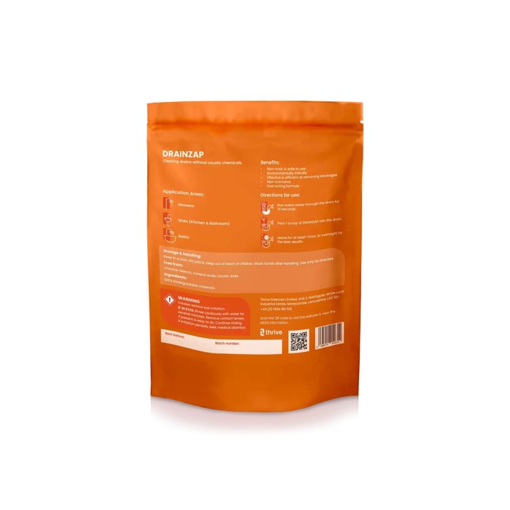 DRAINZAP drain unblocker, washroom solutions for large facilities, URIZAP, professional cleaning products