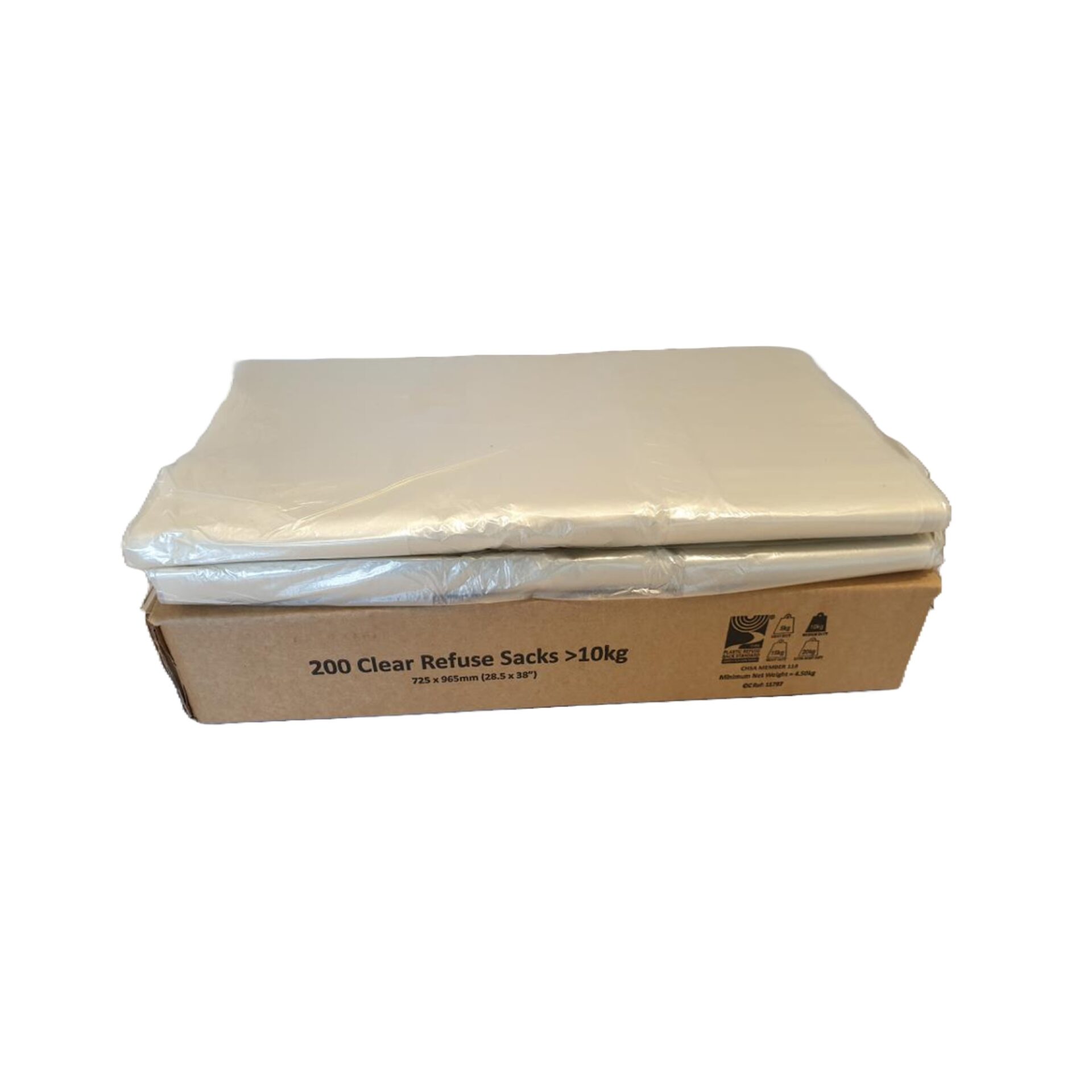 High Density Clear Refuse Sacks