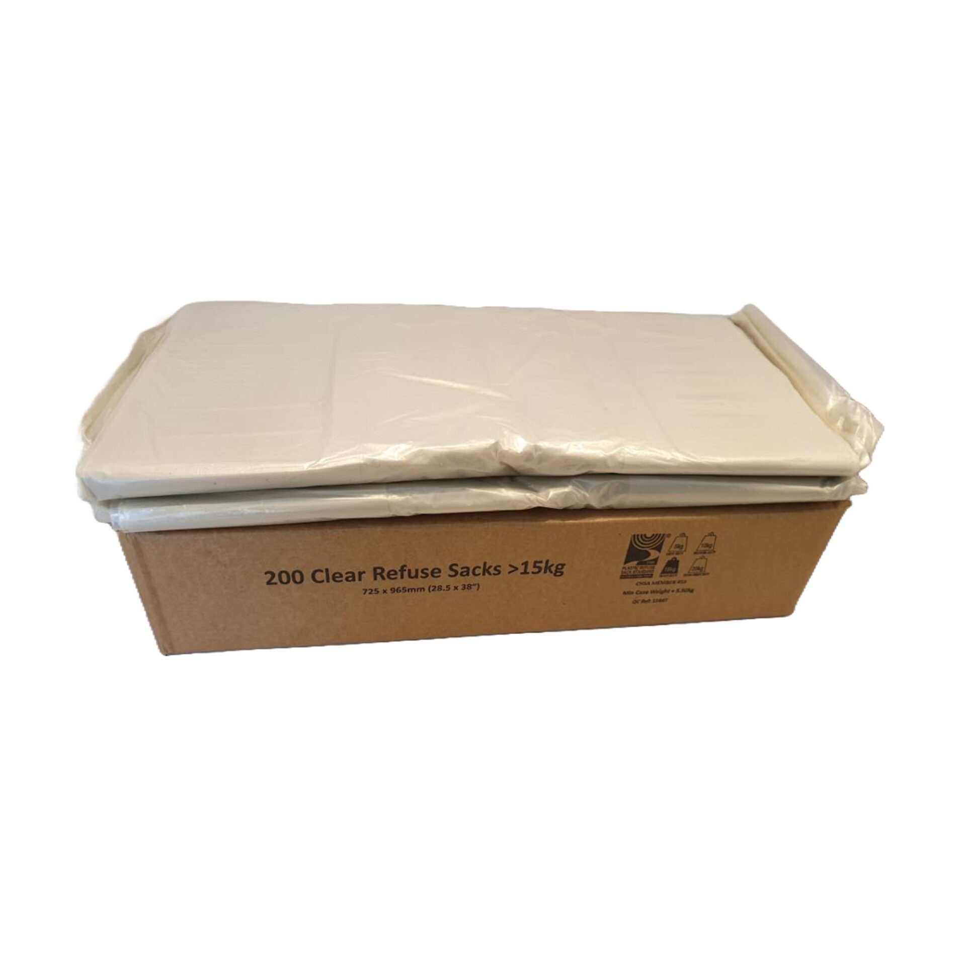 High Density Clear Refuse Sacks