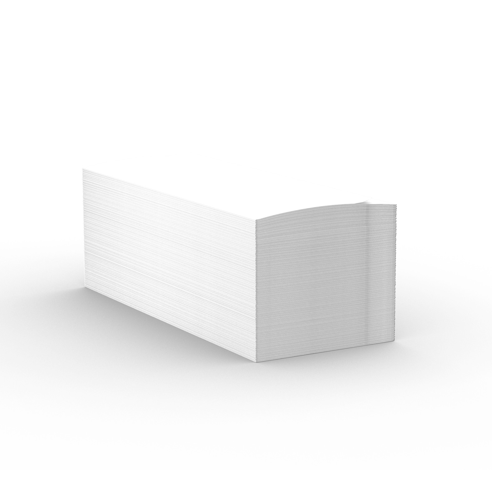 white Z-fold paper towels