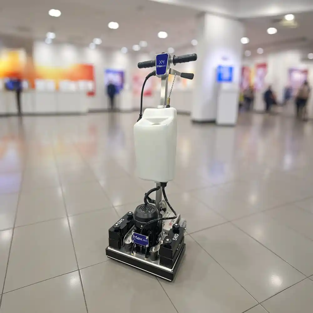 oscillating floor cleaning machine