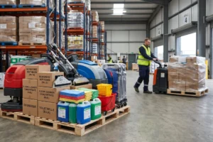 Professional floor cleaning equipment and janitorial supplies ready for commercial distribution., Doncaster janitorial supplies, trade price cleaning supplies, trade account with no MOQ