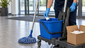 soluCLEAN hard surface floor cleaner sachets commercial carton, hard surface floor cleaner sachets, floor cleaner for all hard surfaces, how many litres does one floor cleaner sachet make